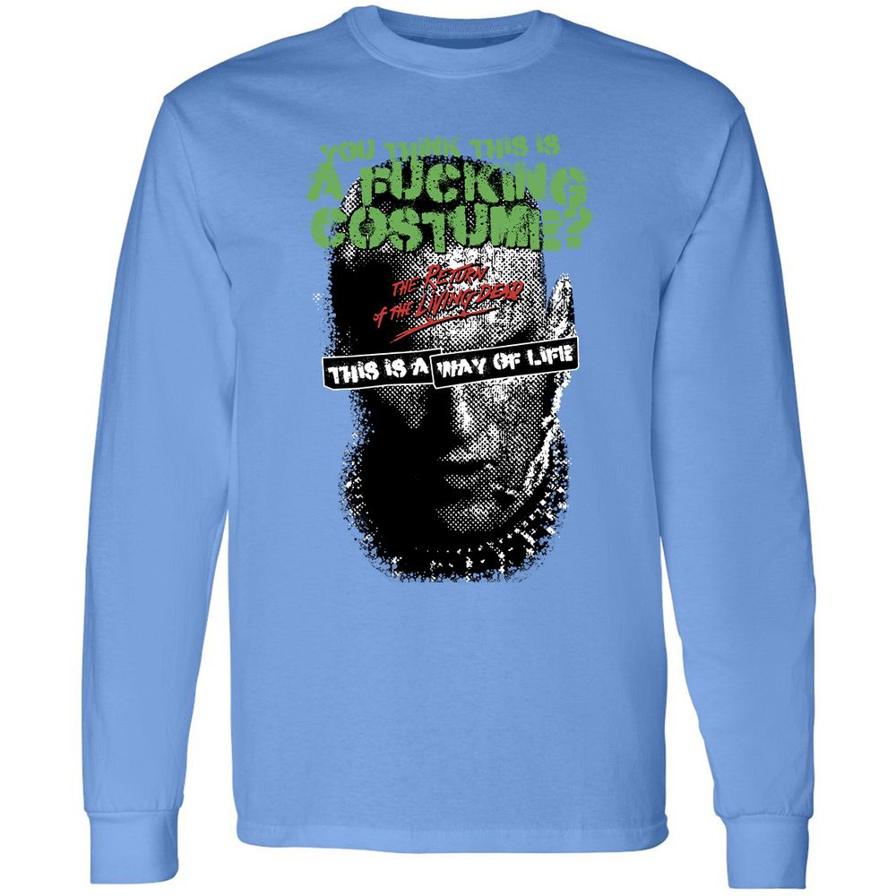 Long Sleeve T-Shirt - HNT5DLNT - Carolina Blue - 12