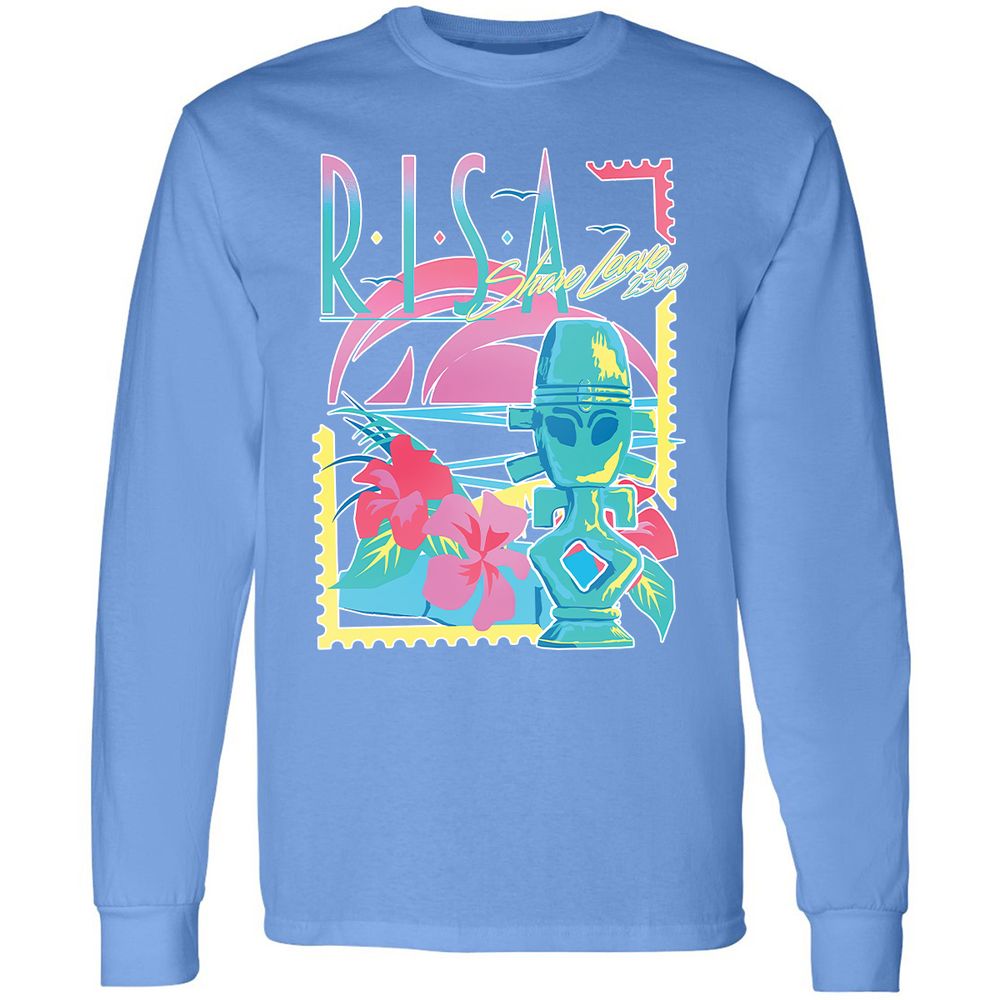 Long Sleeve T-Shirt - 7A6SMA9F - Carolina Blue - 12