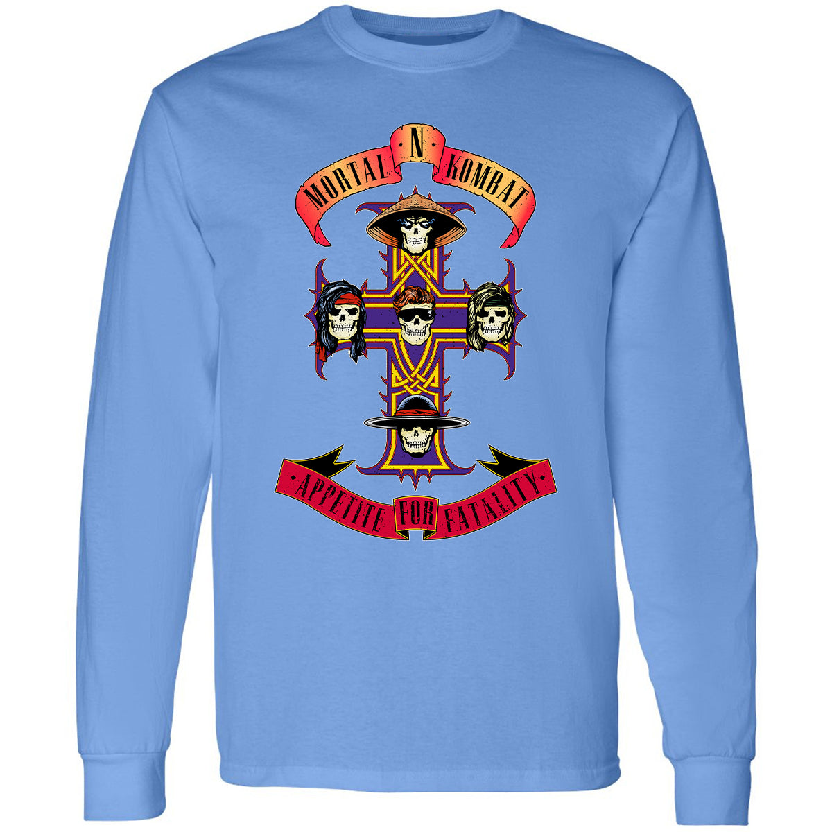Long Sleeve T-Shirt - 7EY6KMSV - Carolina Blue - 12
