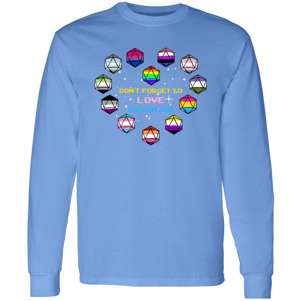 Long Sleeve T-Shirt - VQQW6X7P - Carolina Blue - 12