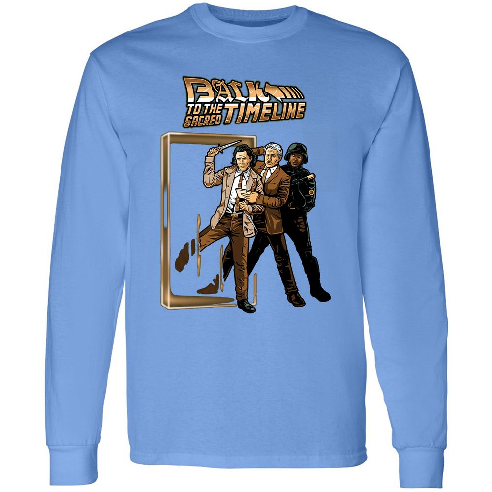 Long Sleeve T-Shirt - QYB63UNR - Carolina Blue - 12