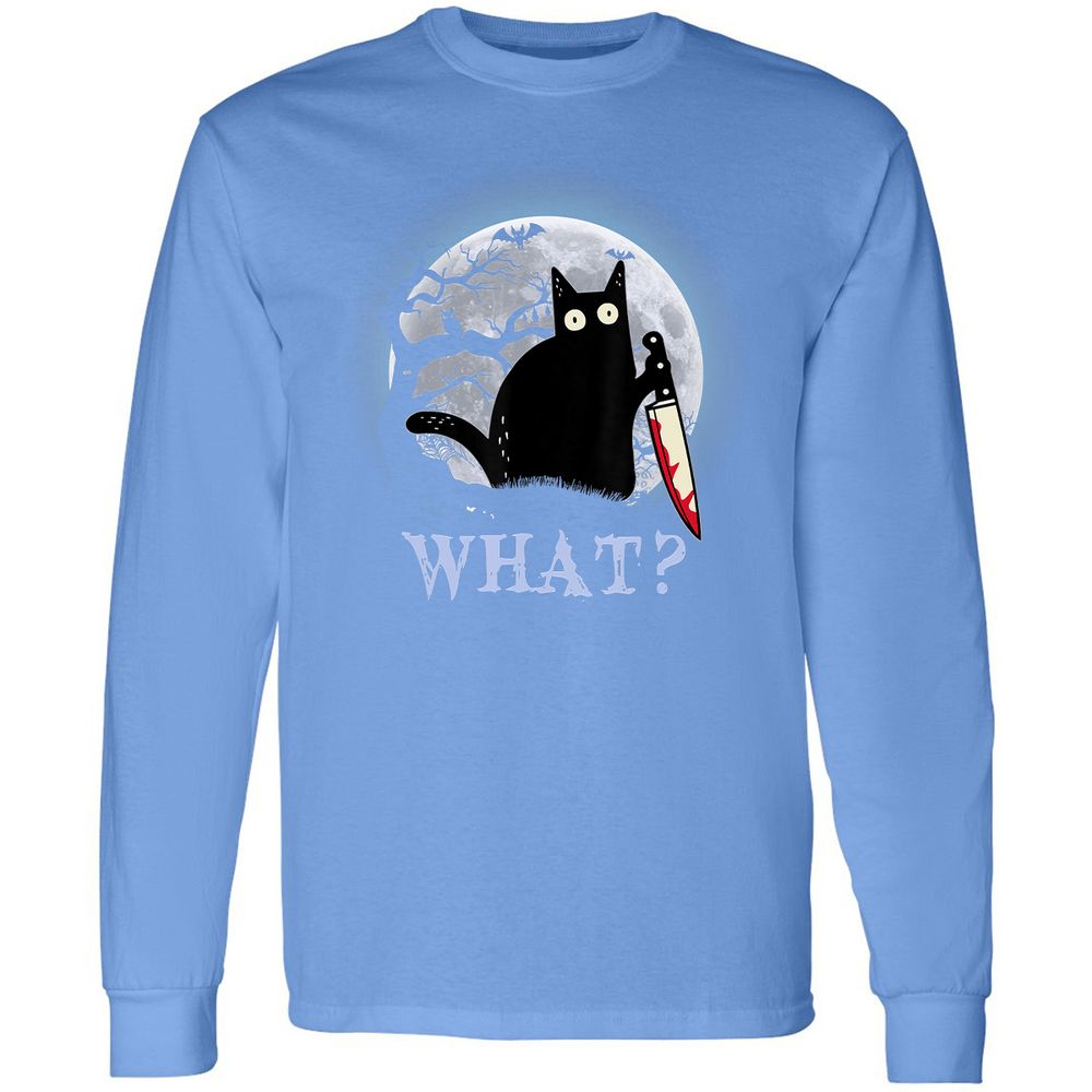 Long Sleeve T-Shirt - KQCBD2XT - Carolina Blue - 12