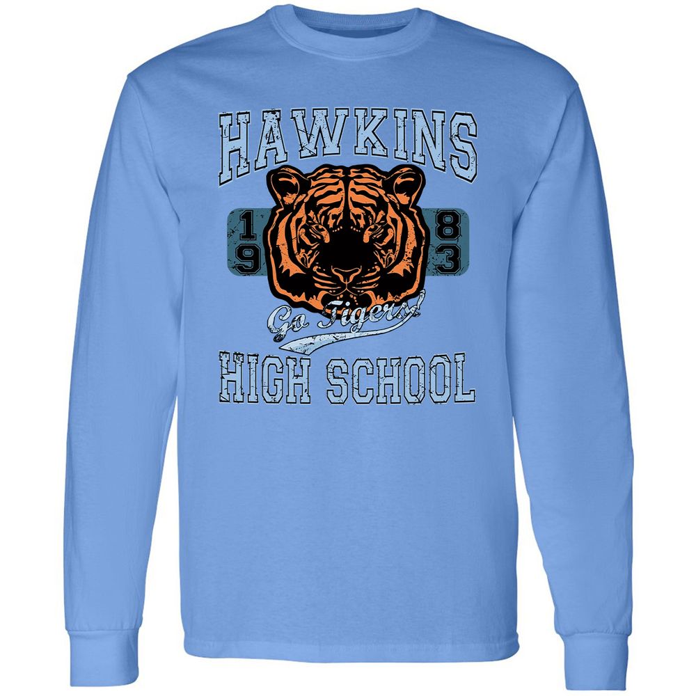 Long Sleeve T-Shirt - 51CY5ZMR - Carolina Blue - 12