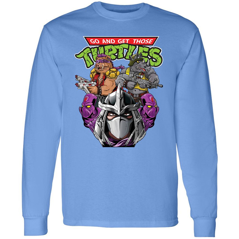 Long Sleeve T-Shirt - F3D4SPWQ - Carolina Blue - 12