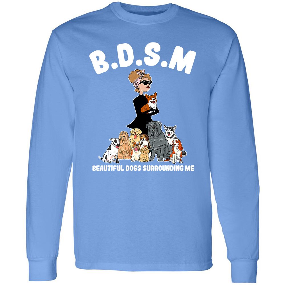 Long Sleeve T-Shirt - HCBXAN1U - Carolina Blue - 12