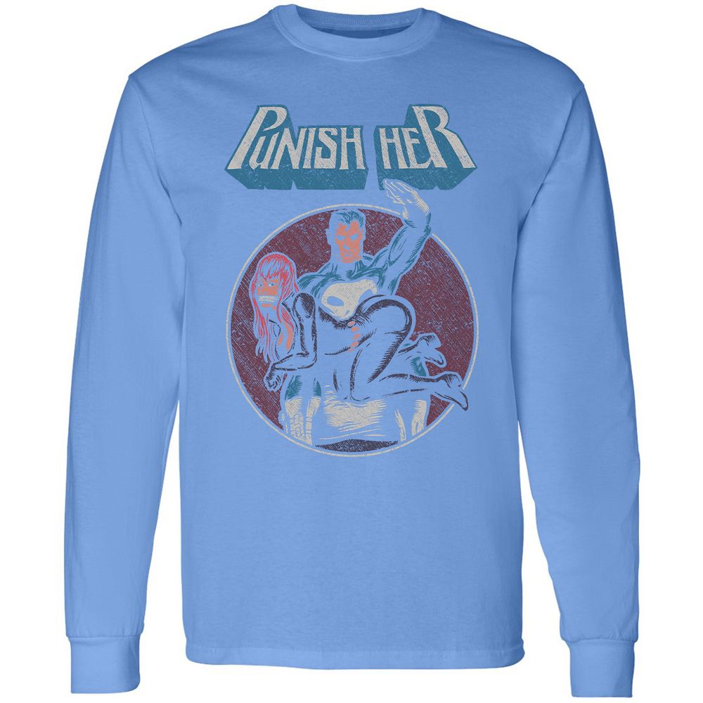 Long Sleeve T-Shirt - D7GXQ684 - Carolina Blue - 12