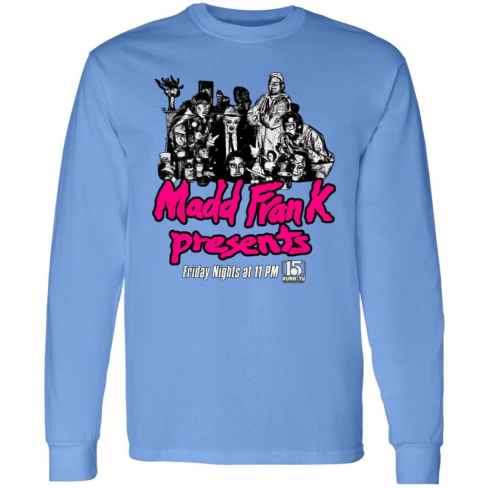 Long Sleeve T-Shirt - CU7FHLLK - Carolina Blue - 12