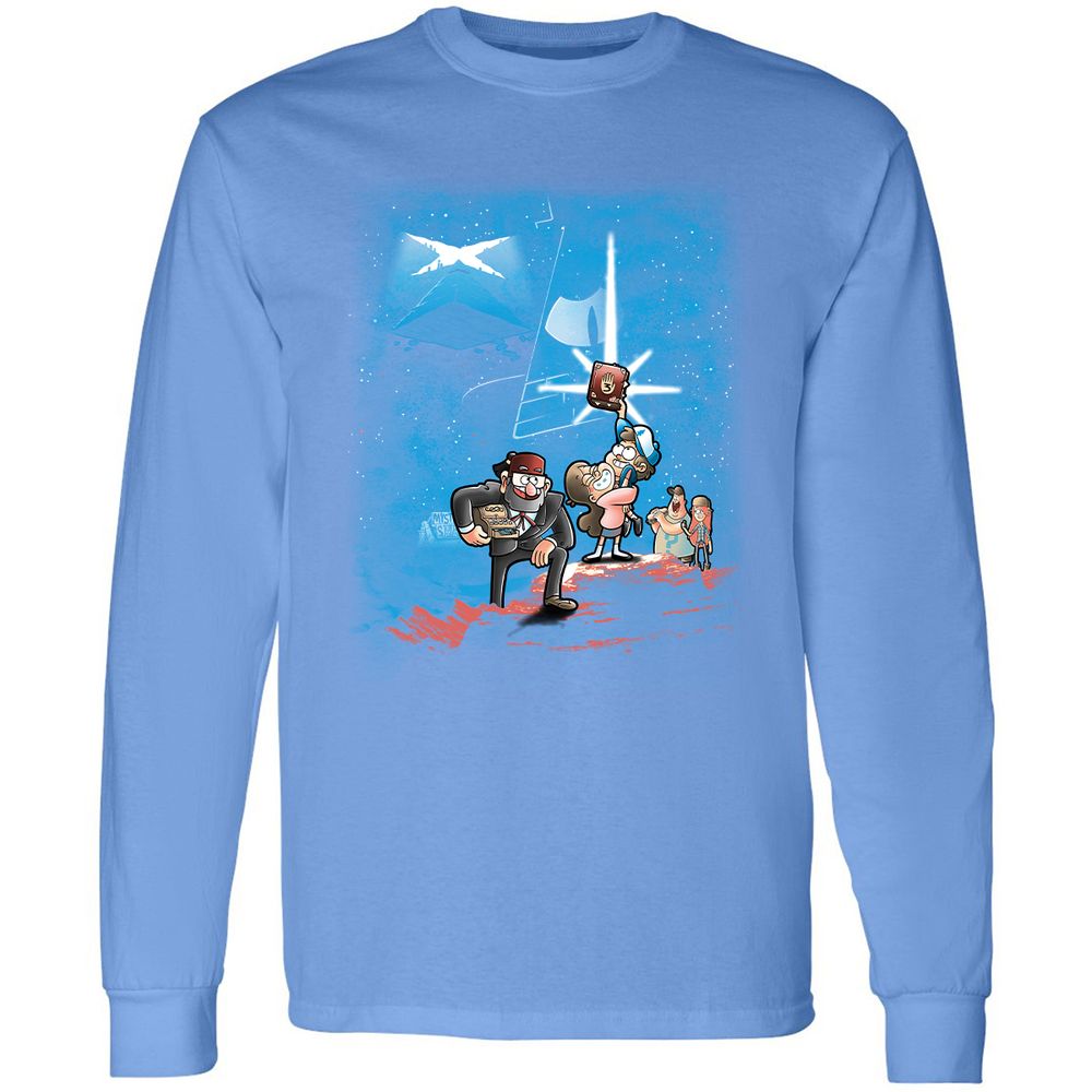 Long Sleeve T-Shirt - ZVS47HGR - Carolina Blue - 12