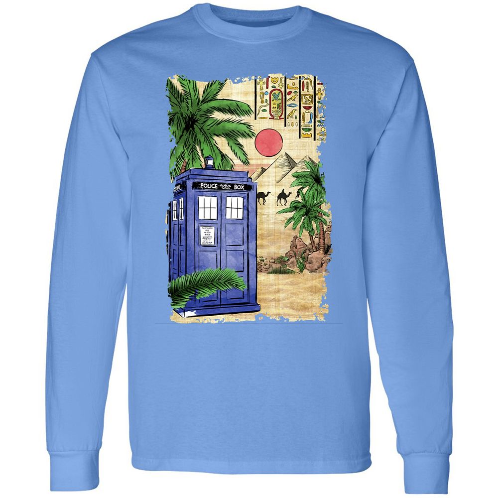 Long Sleeve T-Shirt - 6N5JFKN9 - Carolina Blue - 12
