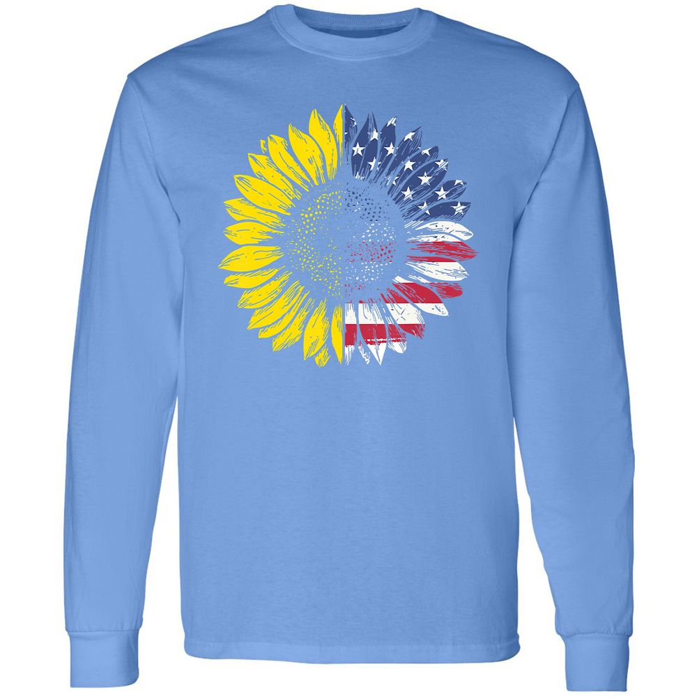 Long Sleeve T-Shirt - LNM599NQ - Carolina Blue - 12