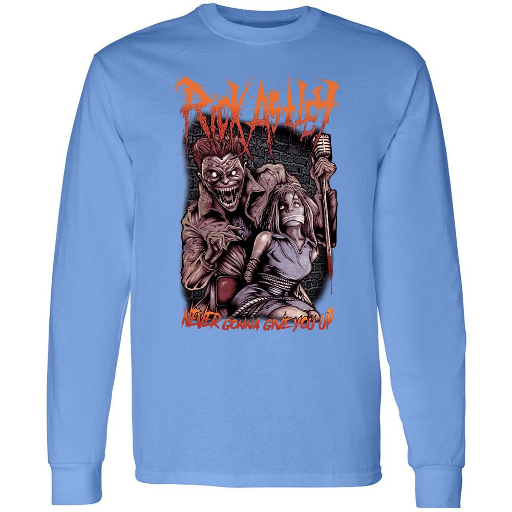Long Sleeve T-Shirt - 4XHQL4G7 - Carolina Blue - 12