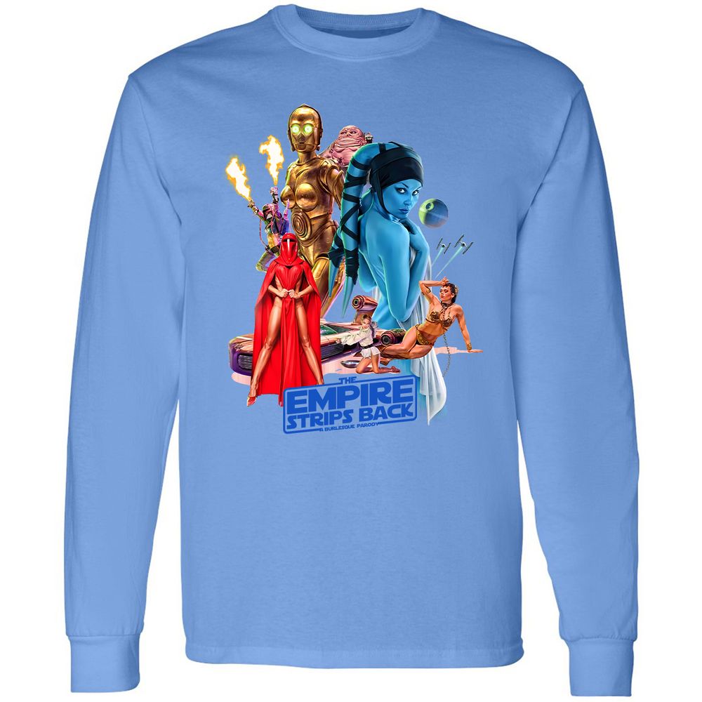 Long Sleeve T-Shirt - U2Q8HZQH - Carolina Blue - 12