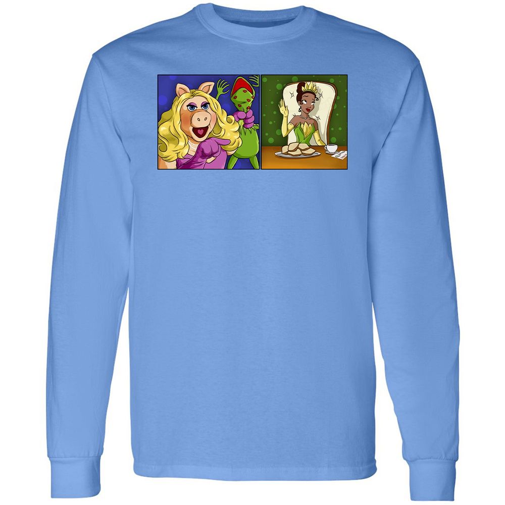 Long Sleeve T-Shirt - 3JU3ZV7D - Carolina Blue - 12