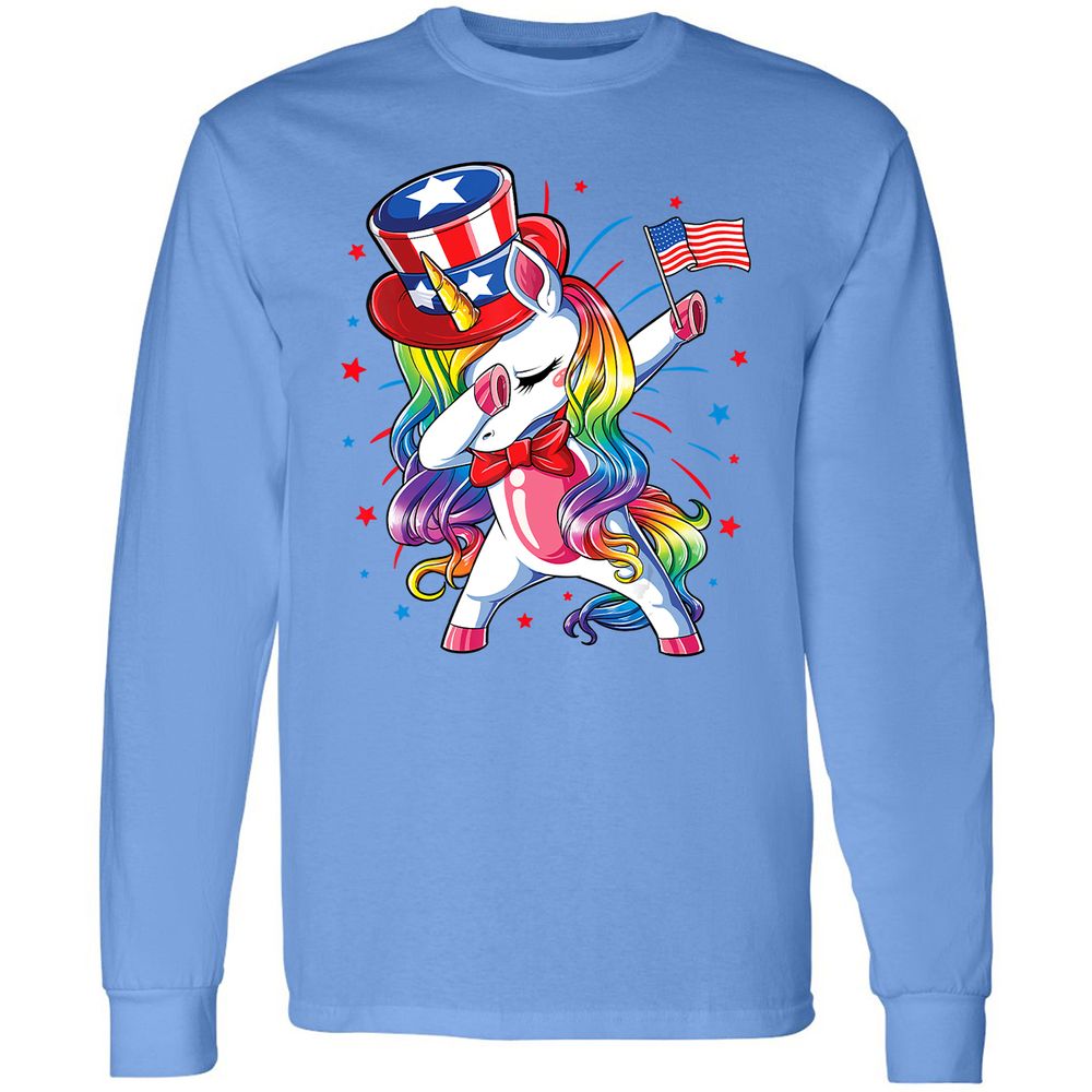 Long Sleeve T-Shirt - NAUXF7E3 - Carolina Blue - 12