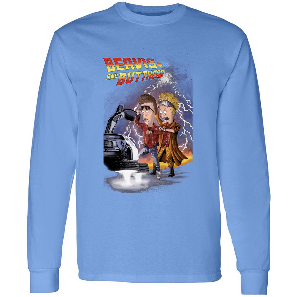 Long Sleeve T-Shirt - BJA8Y7GQ - Carolina Blue - 12