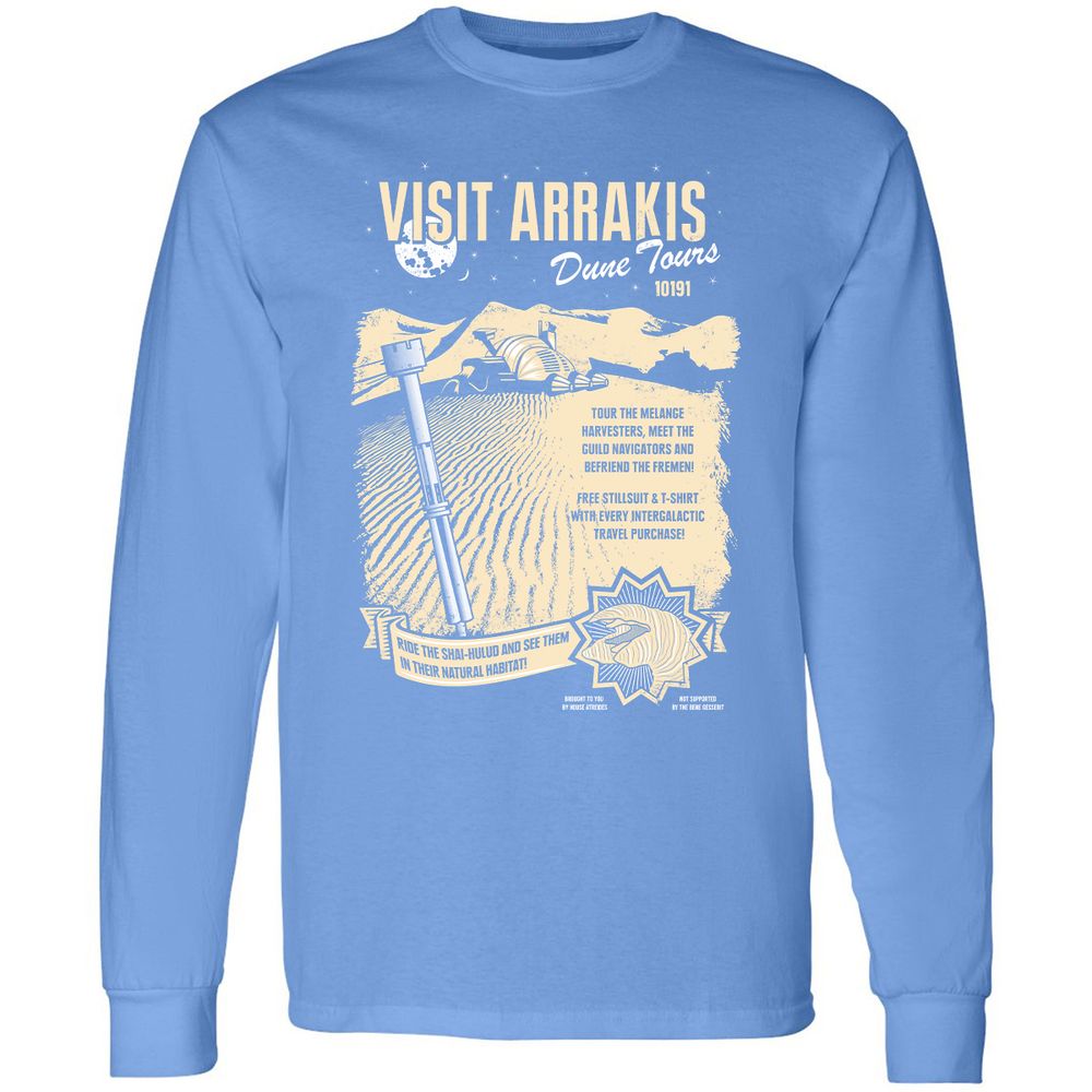 Long Sleeve T-Shirt - ESCYKVB7 - Carolina Blue - 12