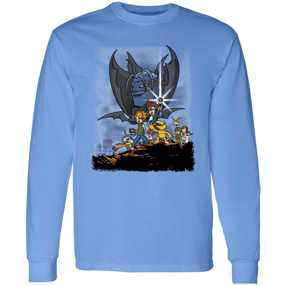 Long Sleeve T-Shirt - WKN3UVVJ - Carolina Blue - 12