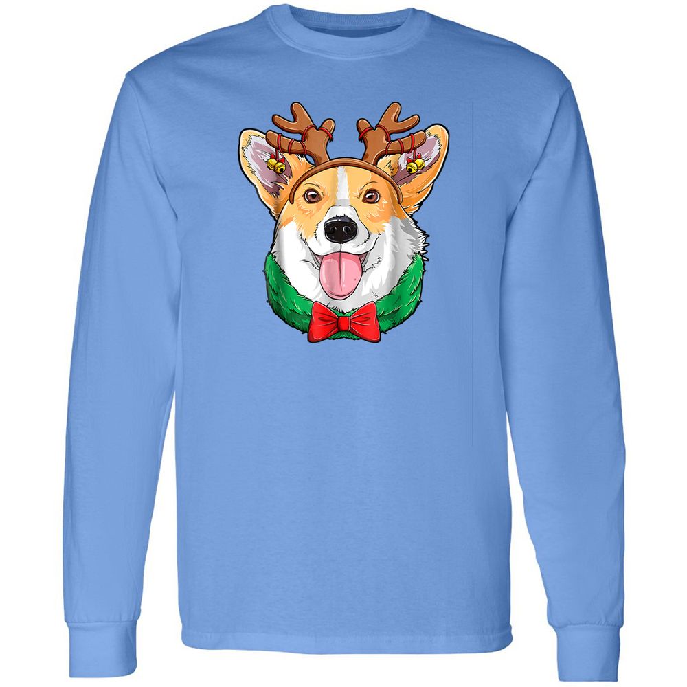 Long Sleeve T-Shirt - QGGBVF6A - Carolina Blue - 12