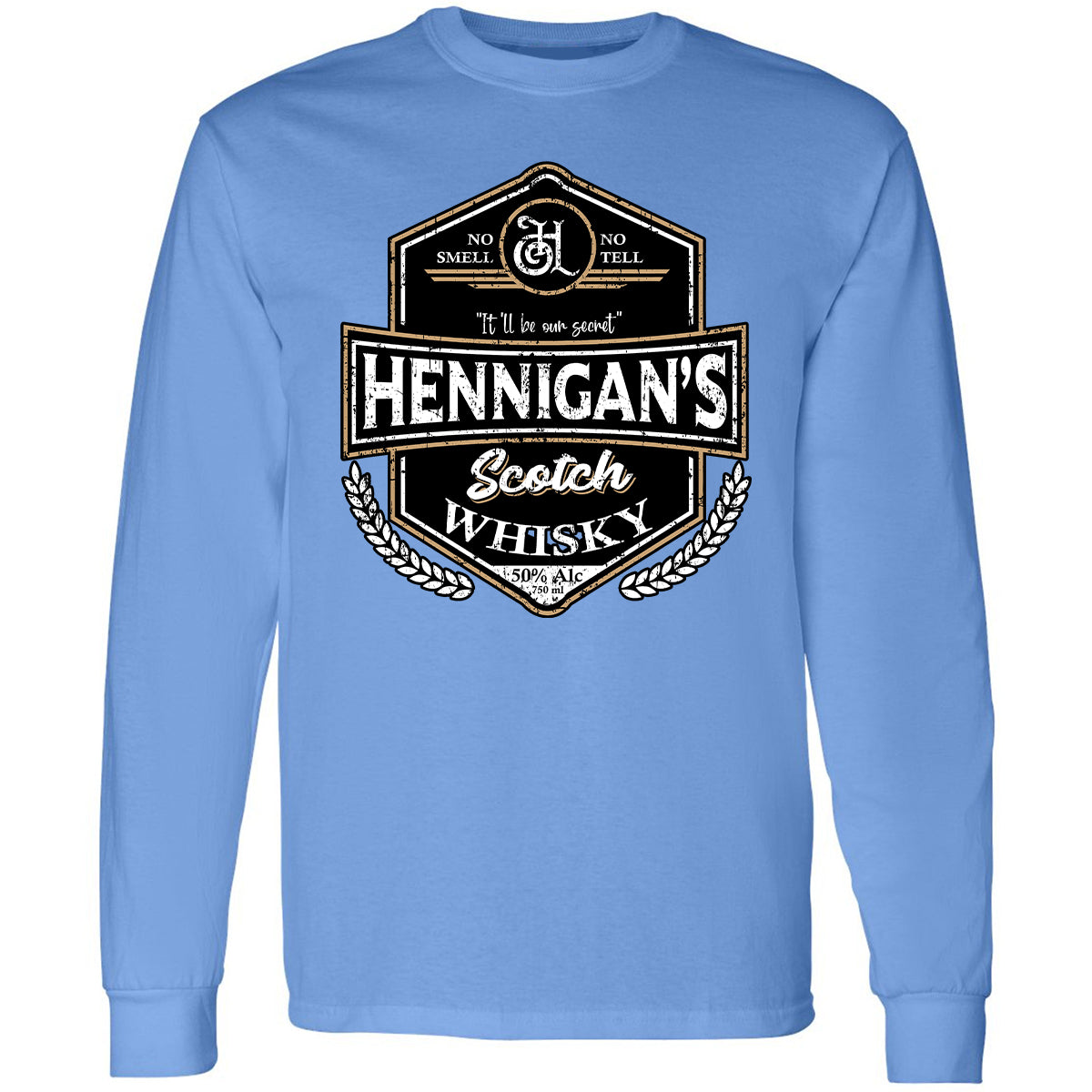 Long Sleeve T-Shirt - B31U2CCA - Carolina Blue - 12