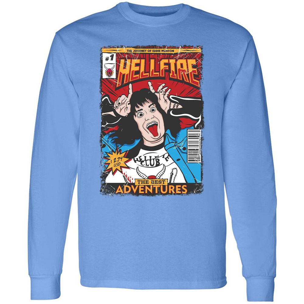 Long Sleeve T-Shirt - XNT91LA9 - Carolina Blue - 12