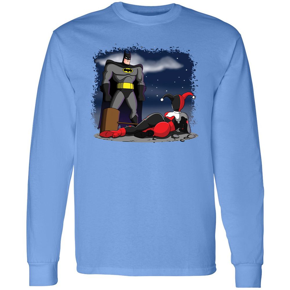 Long Sleeve T-Shirt - HKU9N7Y9 - Carolina Blue - 12