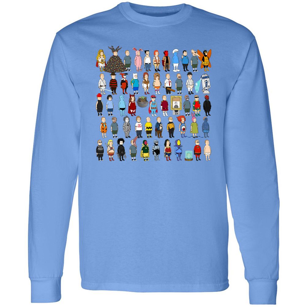 Long Sleeve T-Shirt - F666QLFT - Carolina Blue - 12