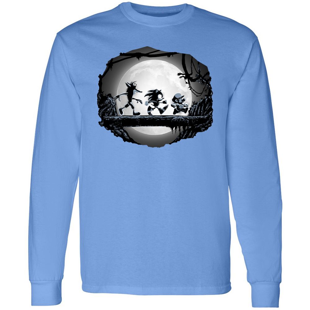 Long Sleeve T-Shirt - VYC94Z8R - Carolina Blue - 12