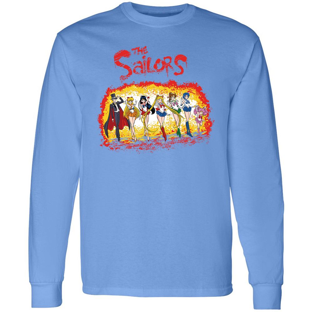 Long Sleeve T-Shirt - 8DLSBJXV - Carolina Blue - 12