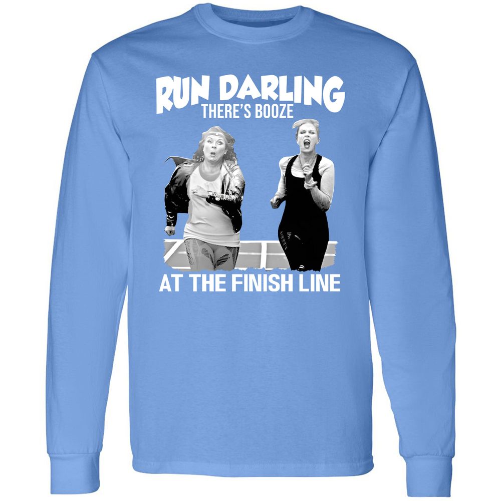 Run Darling Long Sleeve T-Shirt - Carolina Blue - 12