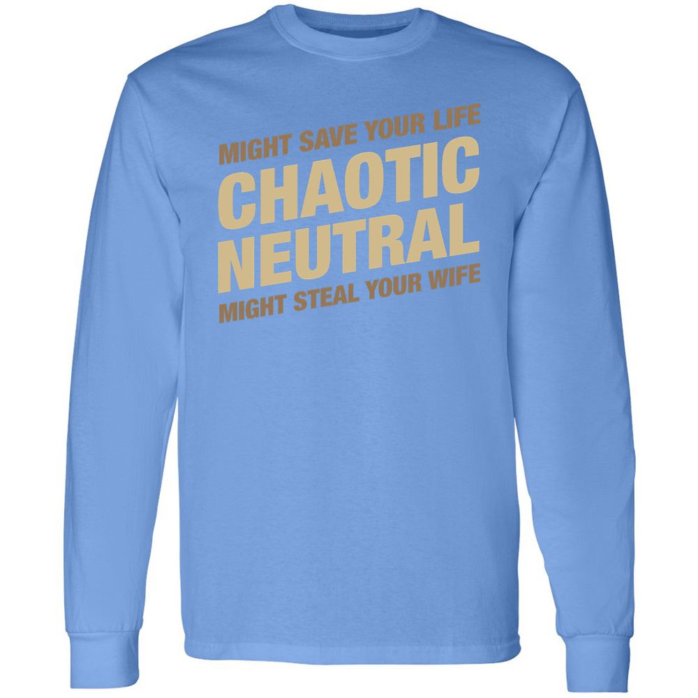 Long Sleeve T-Shirt - XTWKZQ75 - Carolina Blue - 12
