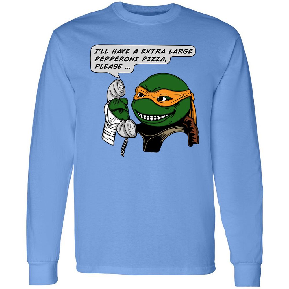 Long Sleeve T-Shirt - 7A8T357G - Carolina Blue - 12