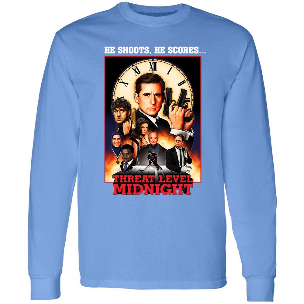 Long Sleeve T-Shirt - 14XJX6CS - Carolina Blue - 12