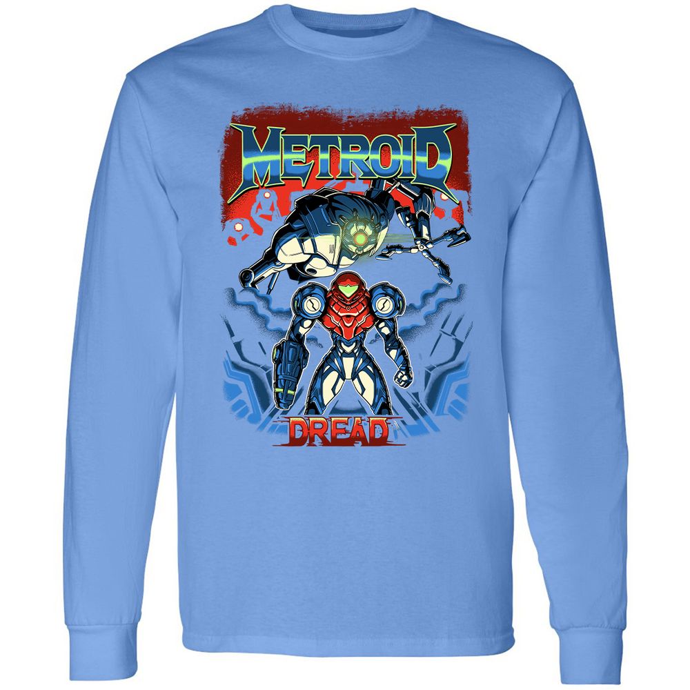 Long Sleeve T-Shirt - UF87G6JX - Carolina Blue - 12