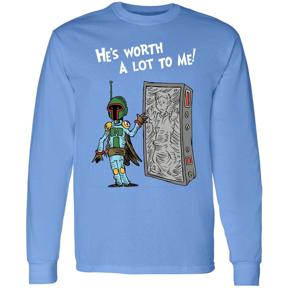 Long Sleeve T-Shirt - Z35FJD94 - Carolina Blue - 12