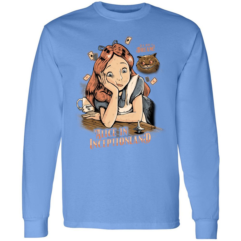 Long Sleeve T-Shirt - QA79C7K2 - Carolina Blue - 12