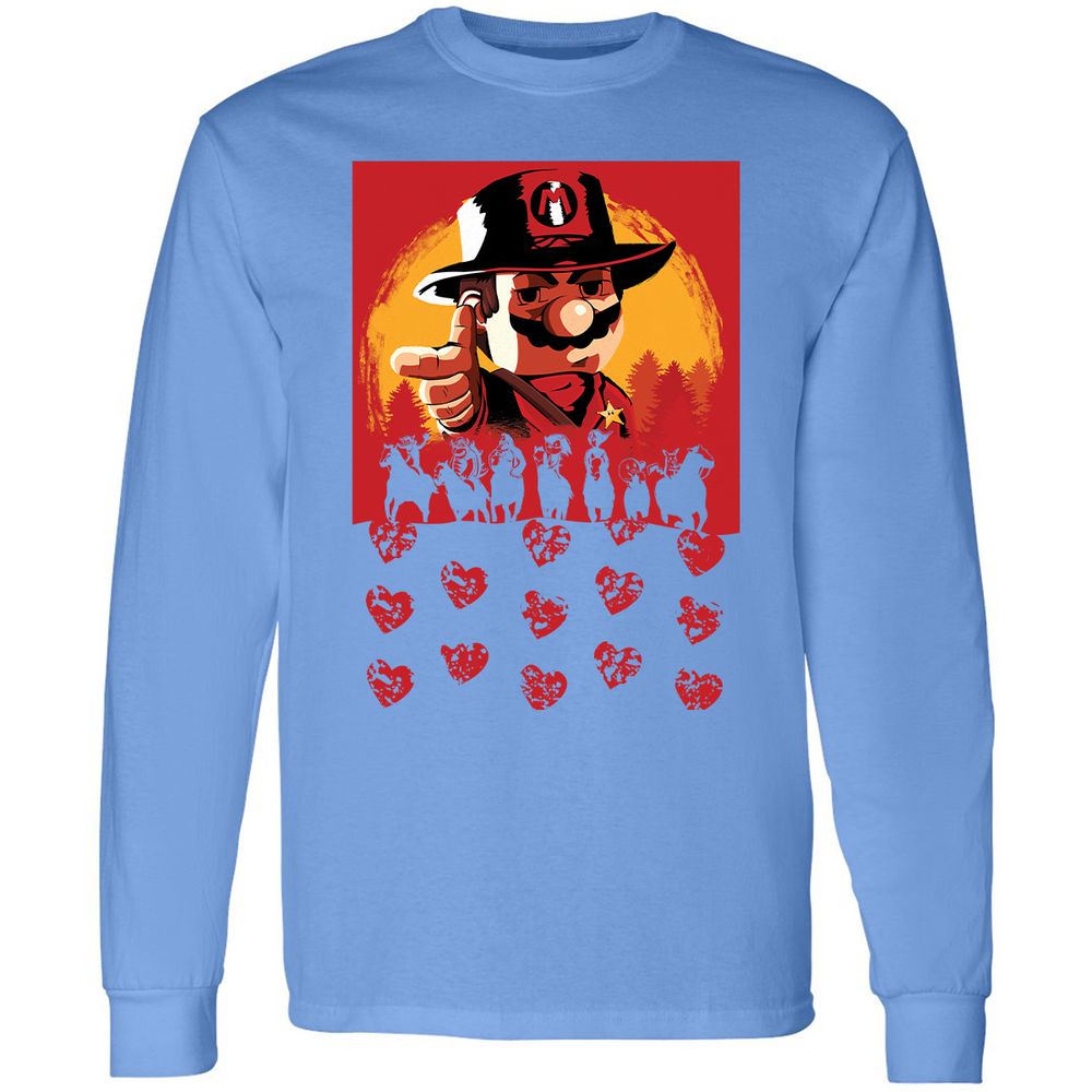 Long Sleeve T-Shirt - GF49FUM4 - Carolina Blue - 12