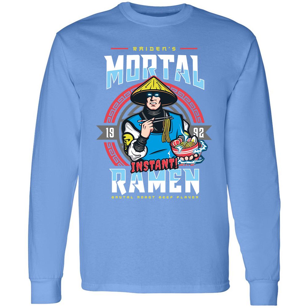Long Sleeve T-Shirt - QPQF5W2G - Carolina Blue - 12