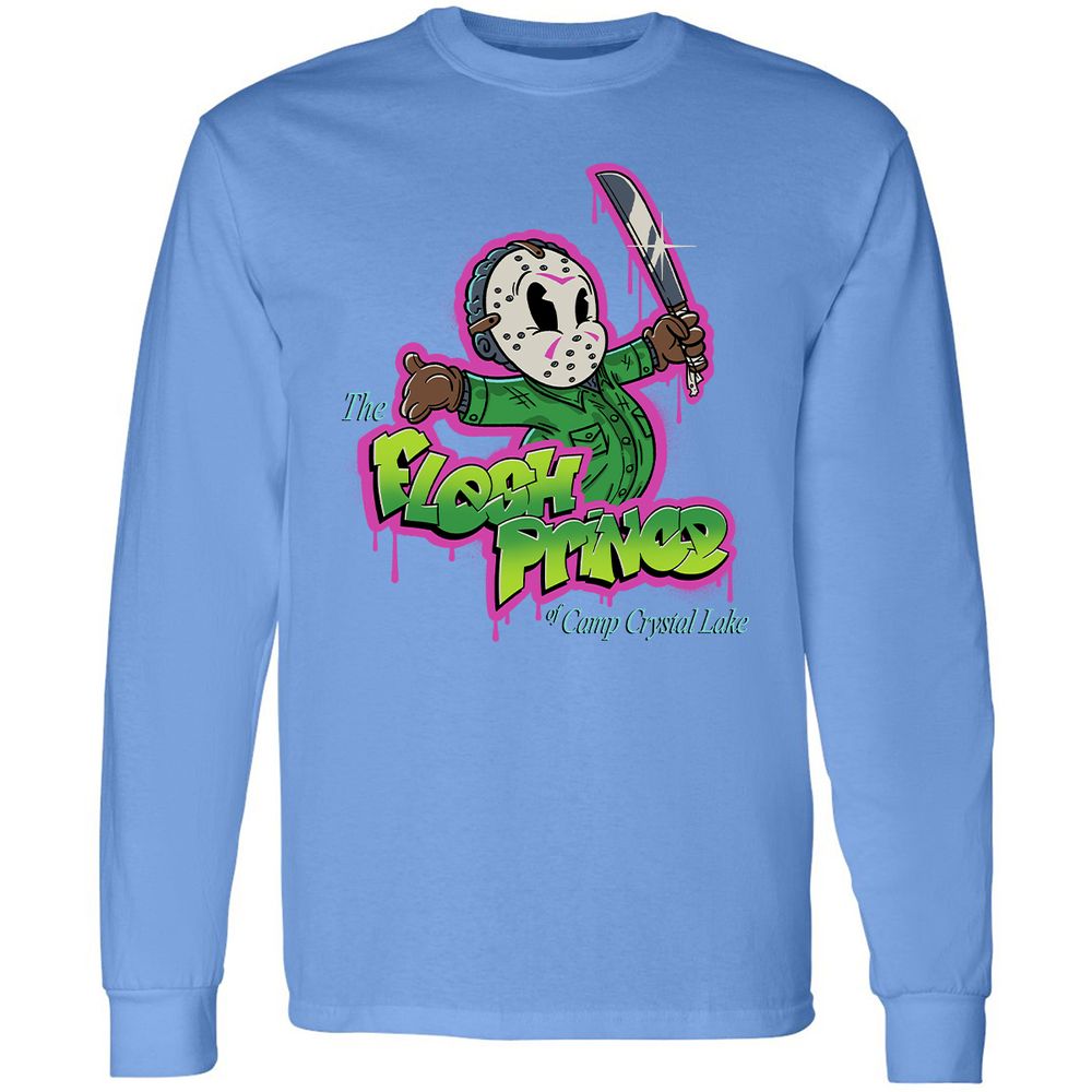 Long Sleeve T-Shirt - QEXSUNZG - Carolina Blue - 12