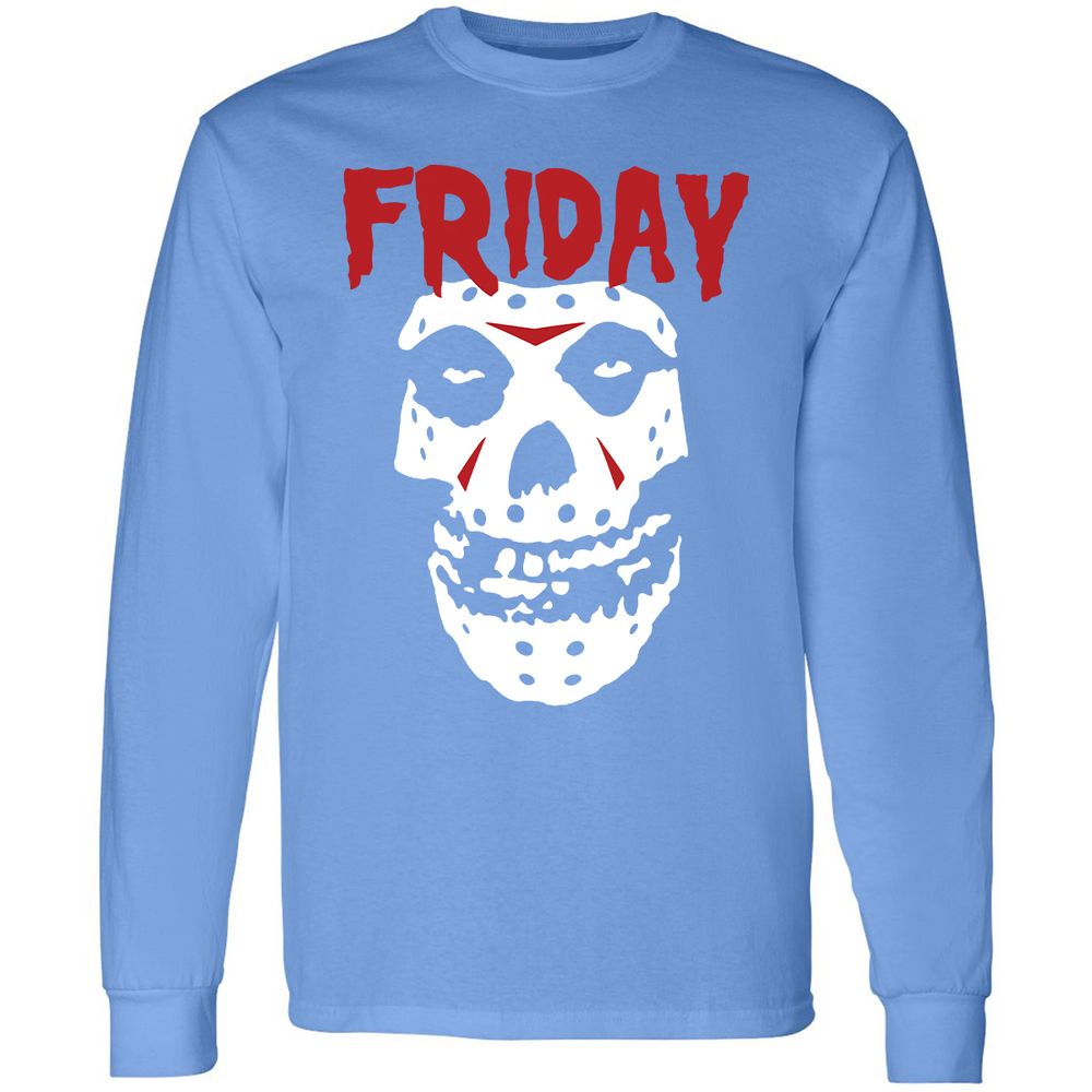 Long Sleeve T-Shirt - Z7X65NFV - Carolina Blue - 12