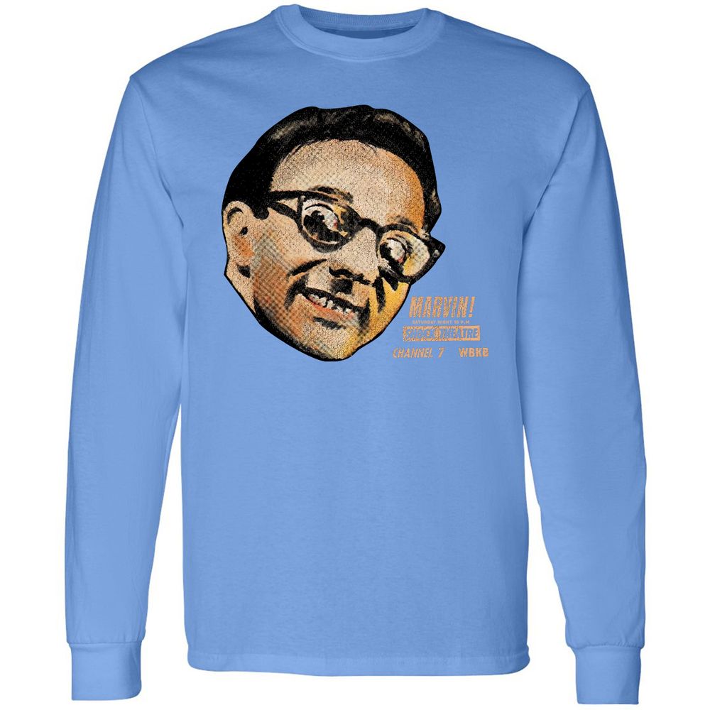 Long Sleeve T-Shirt - B1R8H8L4 - Carolina Blue - 12
