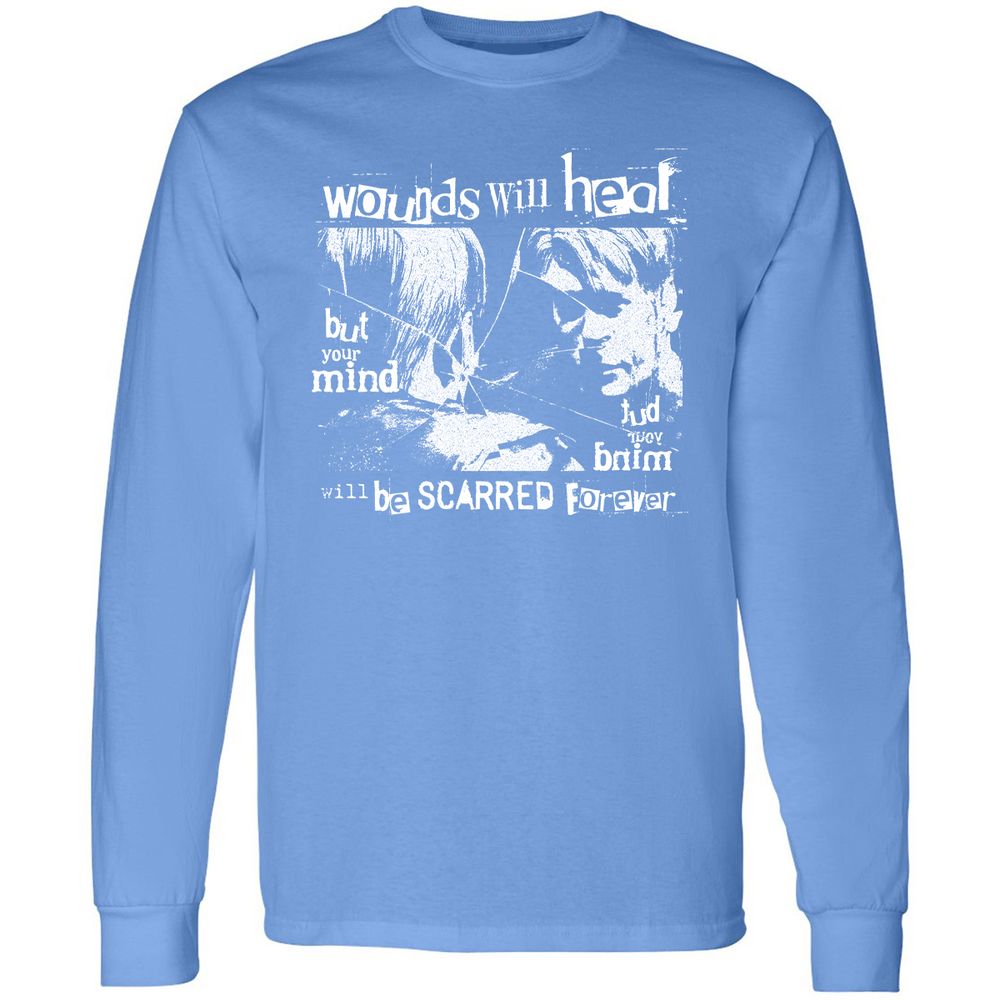 Long Sleeve T-Shirt - JRG5ZDXK - Carolina Blue - 12
