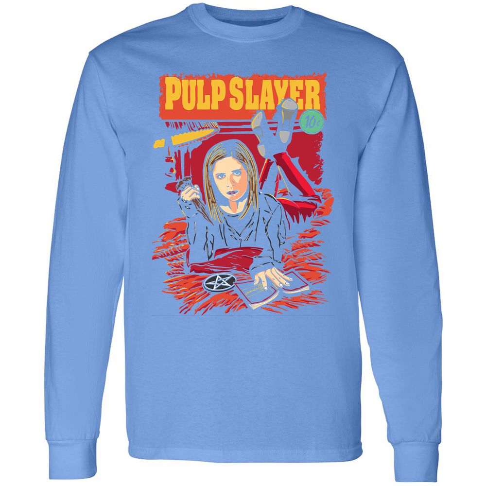 Long Sleeve T-Shirt - 2F3ERCG7 - Carolina Blue - 12