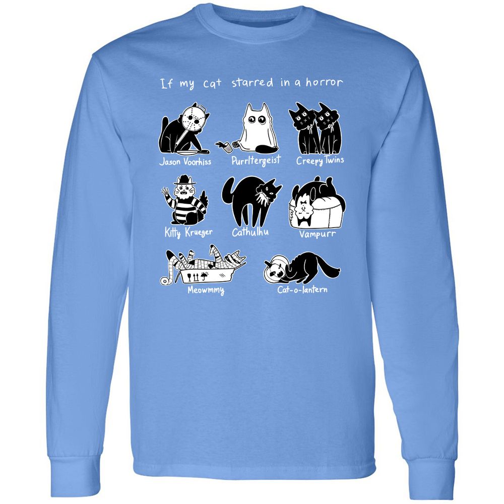 Long Sleeve T-Shirt - AELJHD4Z - Carolina Blue - 12