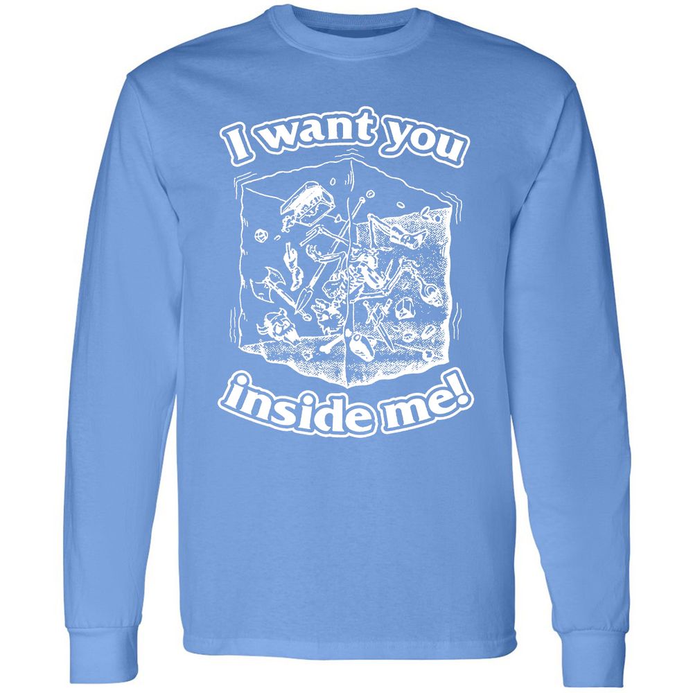 Long Sleeve T-Shirt - 6QS6SEHC - Carolina Blue - 12