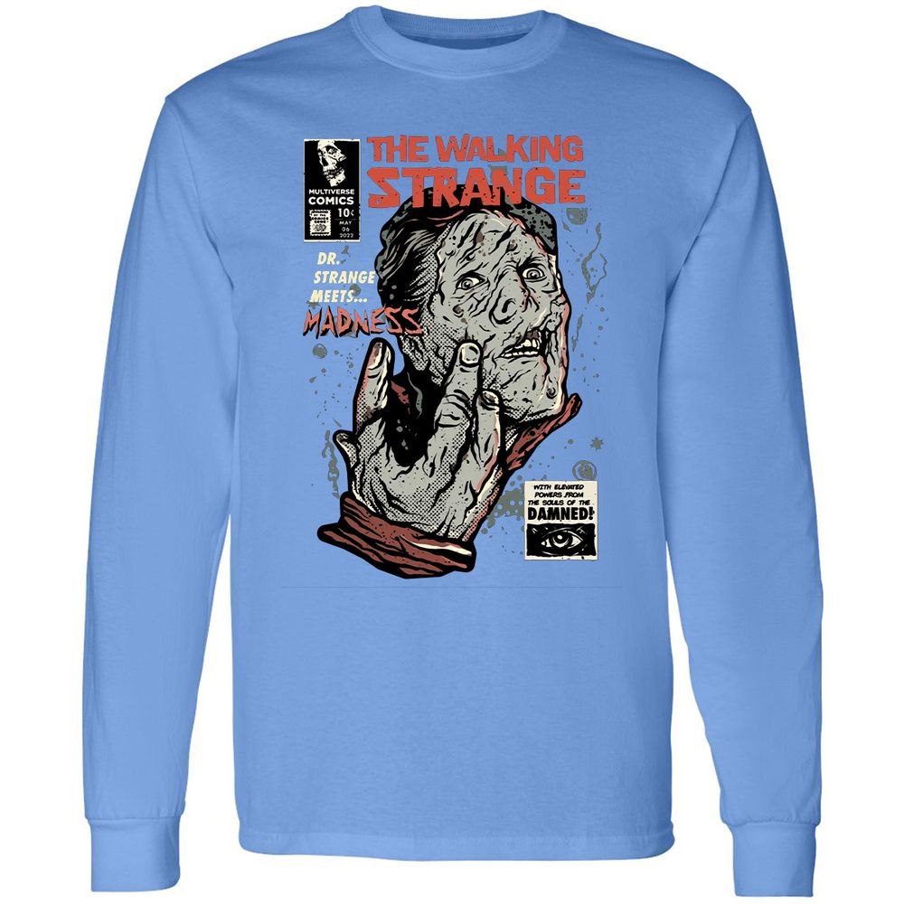 Long Sleeve T-Shirt - YEWEL1U3 - Carolina Blue - 12