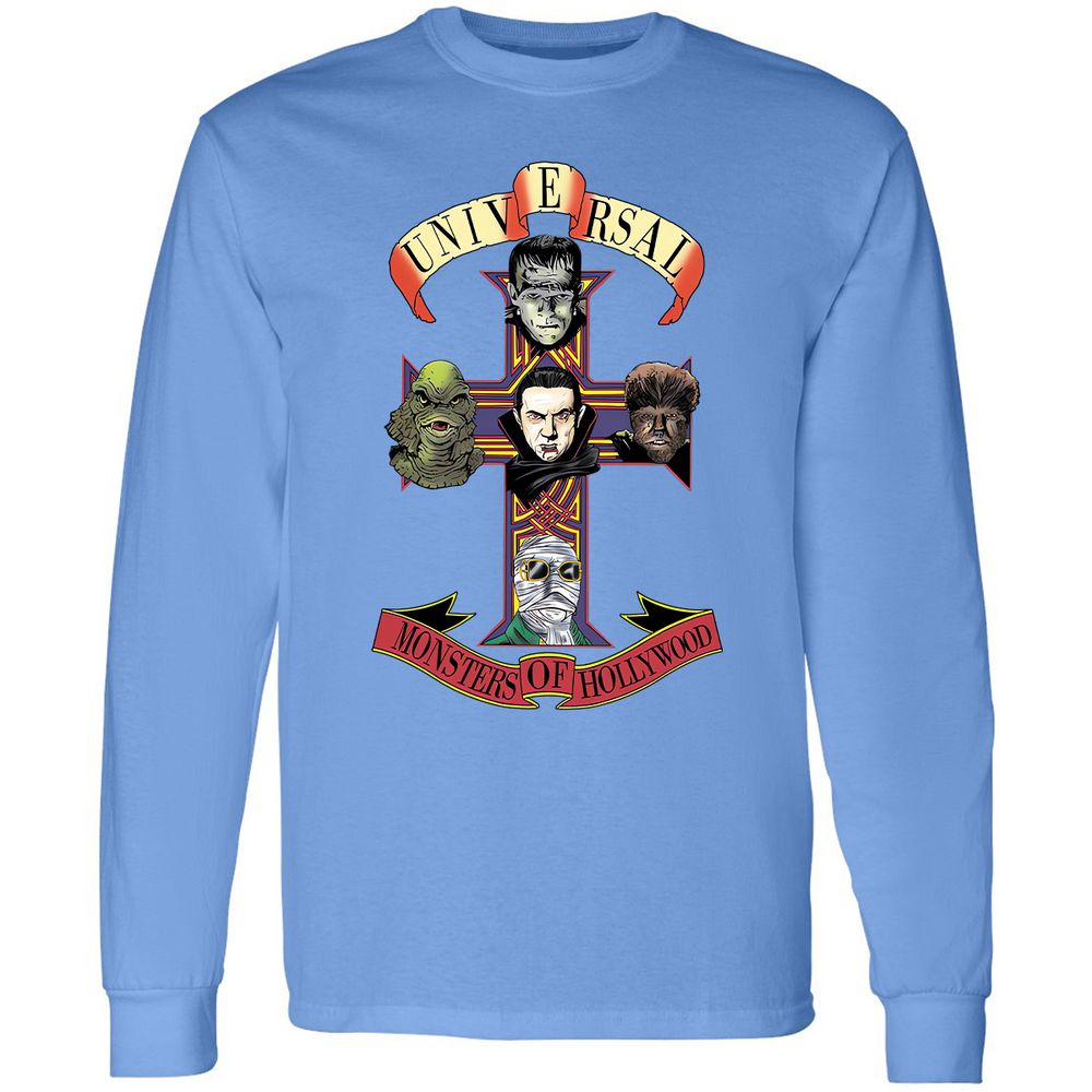 Long Sleeve T-Shirt - JD9PH3Z5 - Carolina Blue - 12