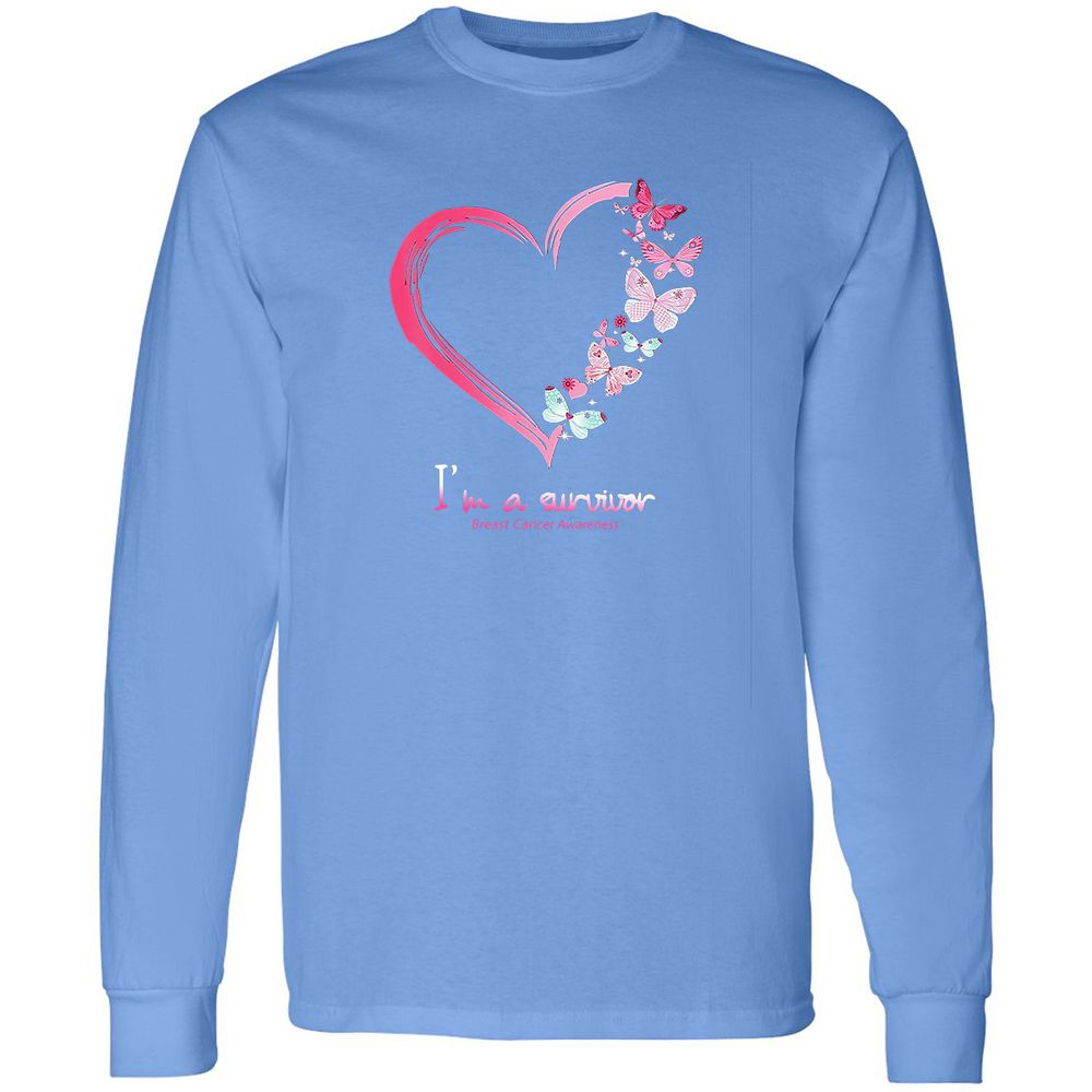 Long Sleeve T-Shirt - GECHJ9PL - Carolina Blue - 12
