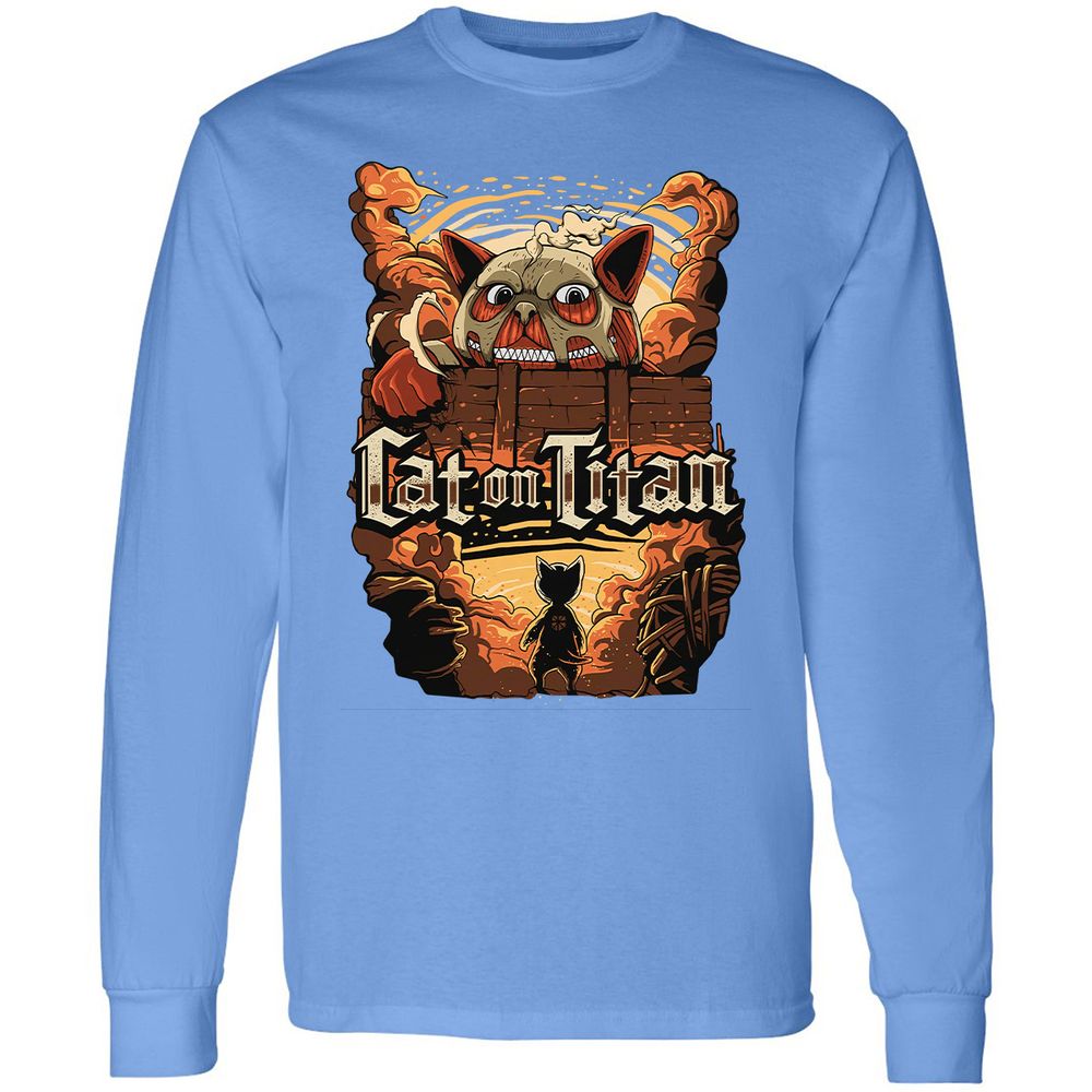 Long Sleeve T-Shirt - E299T52W - Carolina Blue - 12