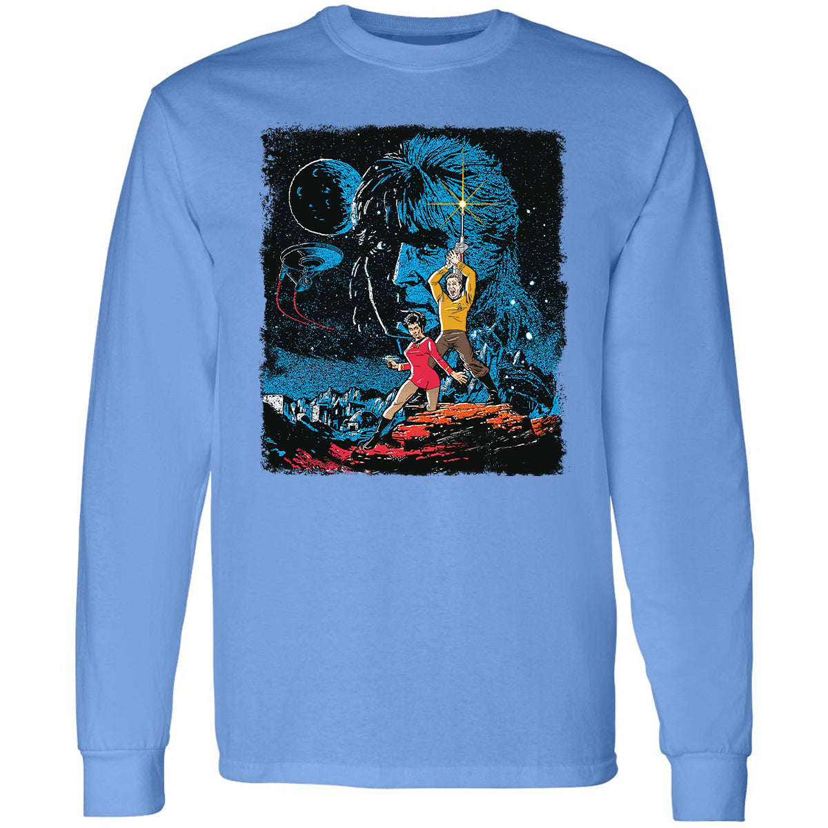 Long Sleeve T-Shirt - 3GBBXZ9V - Carolina Blue - 12