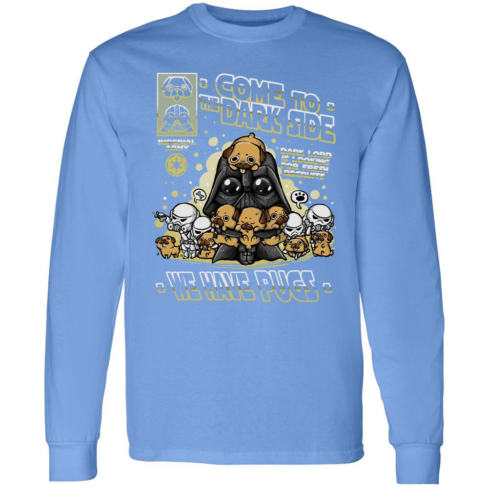 Long Sleeve T-Shirt - NZXPK2LQ - Carolina Blue - 12